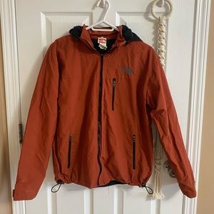 The North Face Burnt Orange Insulated Rain Jacket